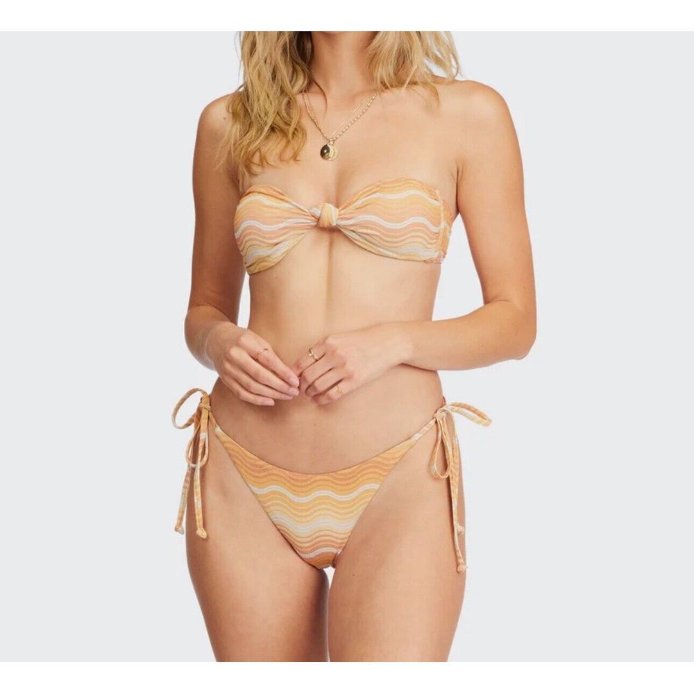 Billabong‎ Wave Hello Tie-Side Maya Bikini Bottoms Size LRG